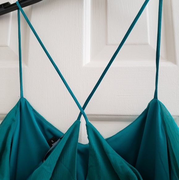 Bebe Ruffle Chiffon Dress - Picture 3 of 3